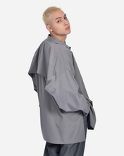 Load image into Gallery viewer, TRENCH SHIRT MEN IN GREY
