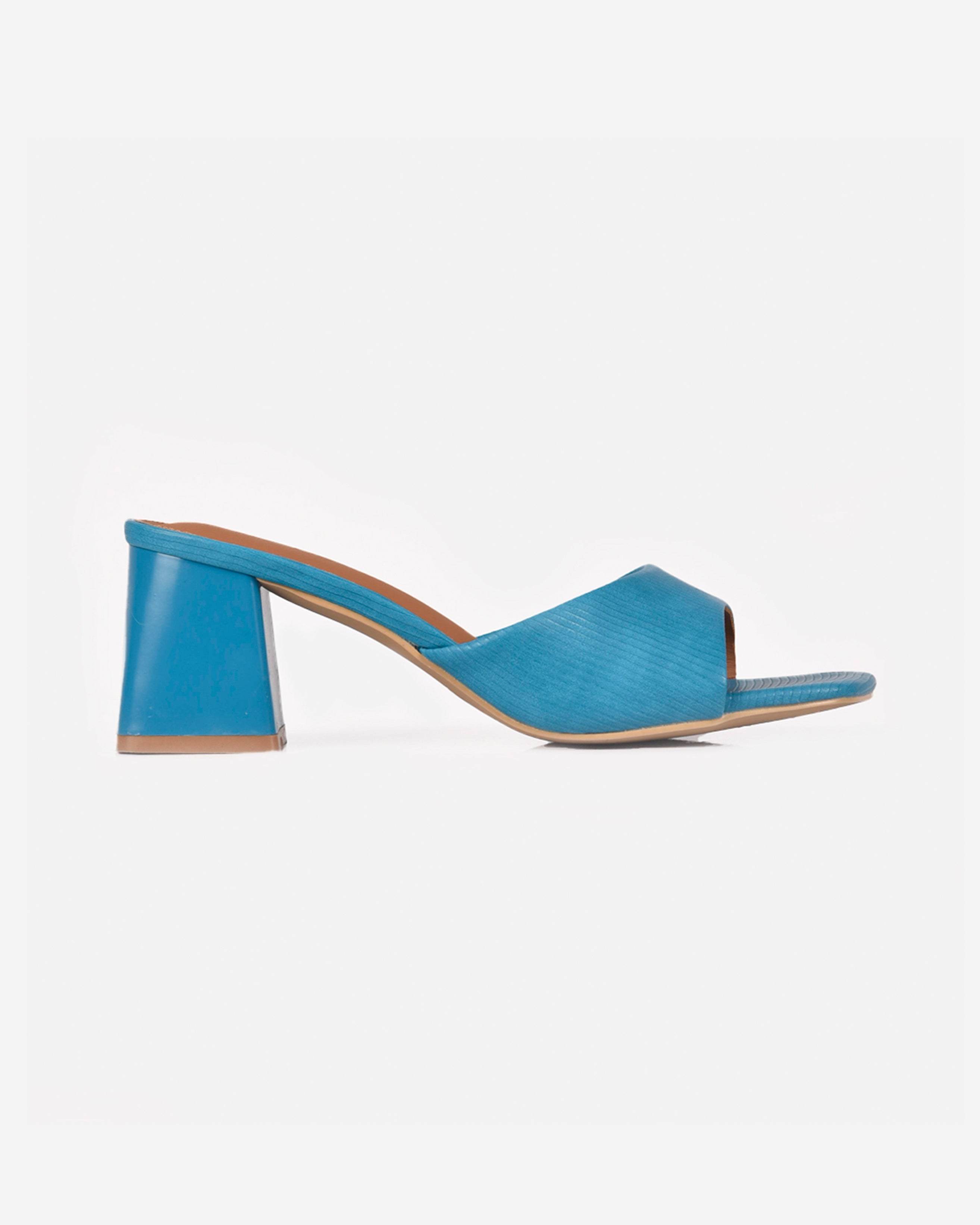 KANYA HEELS IN CYAN BLUE – SHALS